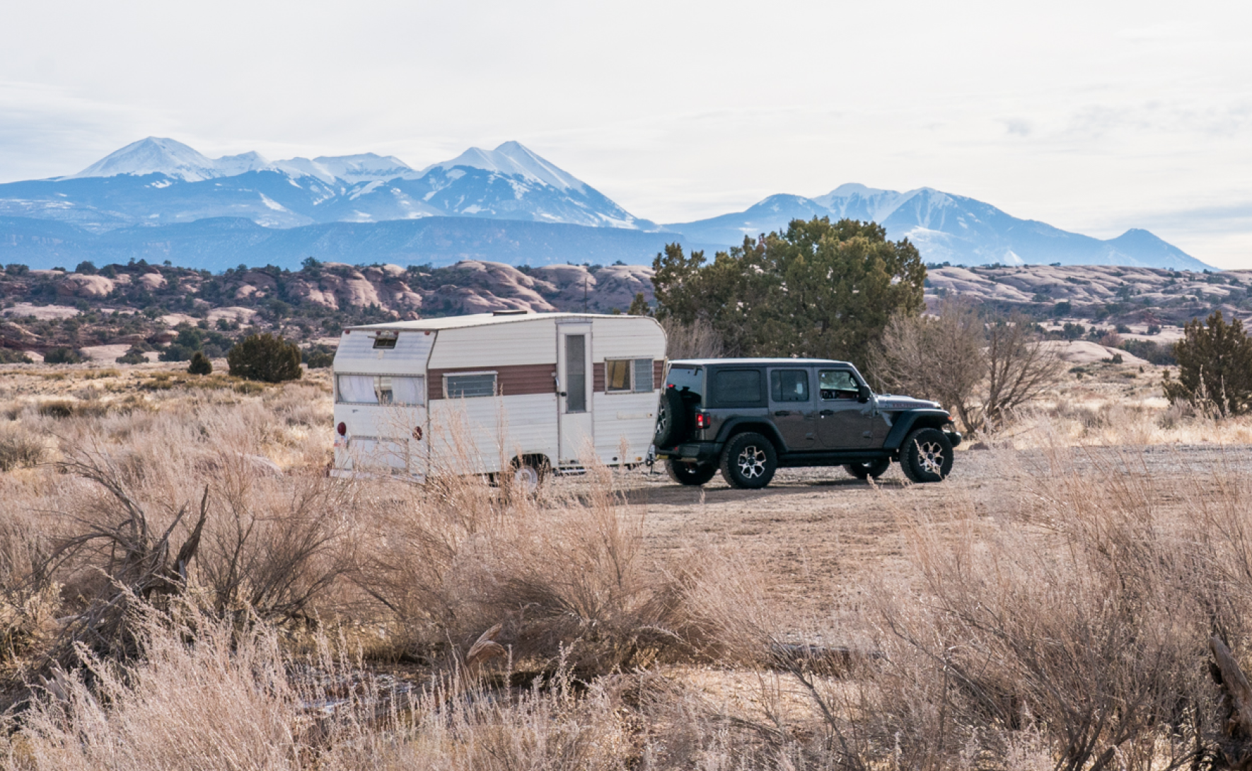 Motorhome-like space in a towable package.